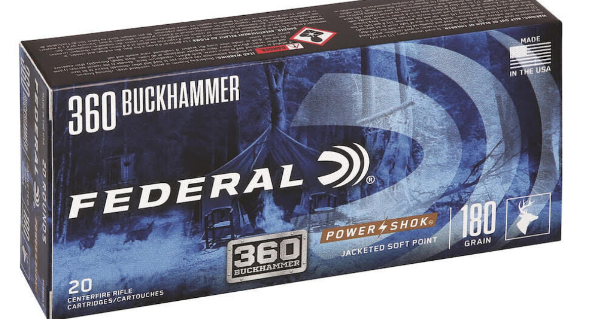 Federal Ammunition 360 Buckhammer | Shooting Sports Retailer